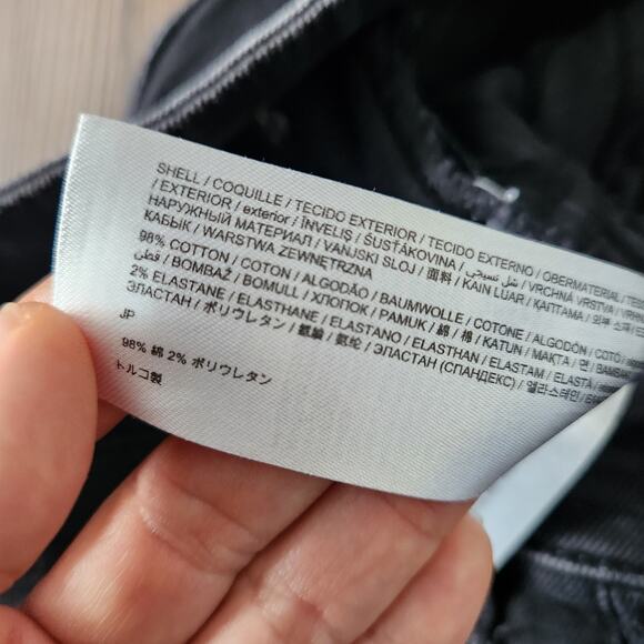 Desigual Jeans Black 38/M Embroidered Denim Grunge - Picture 5 of 8